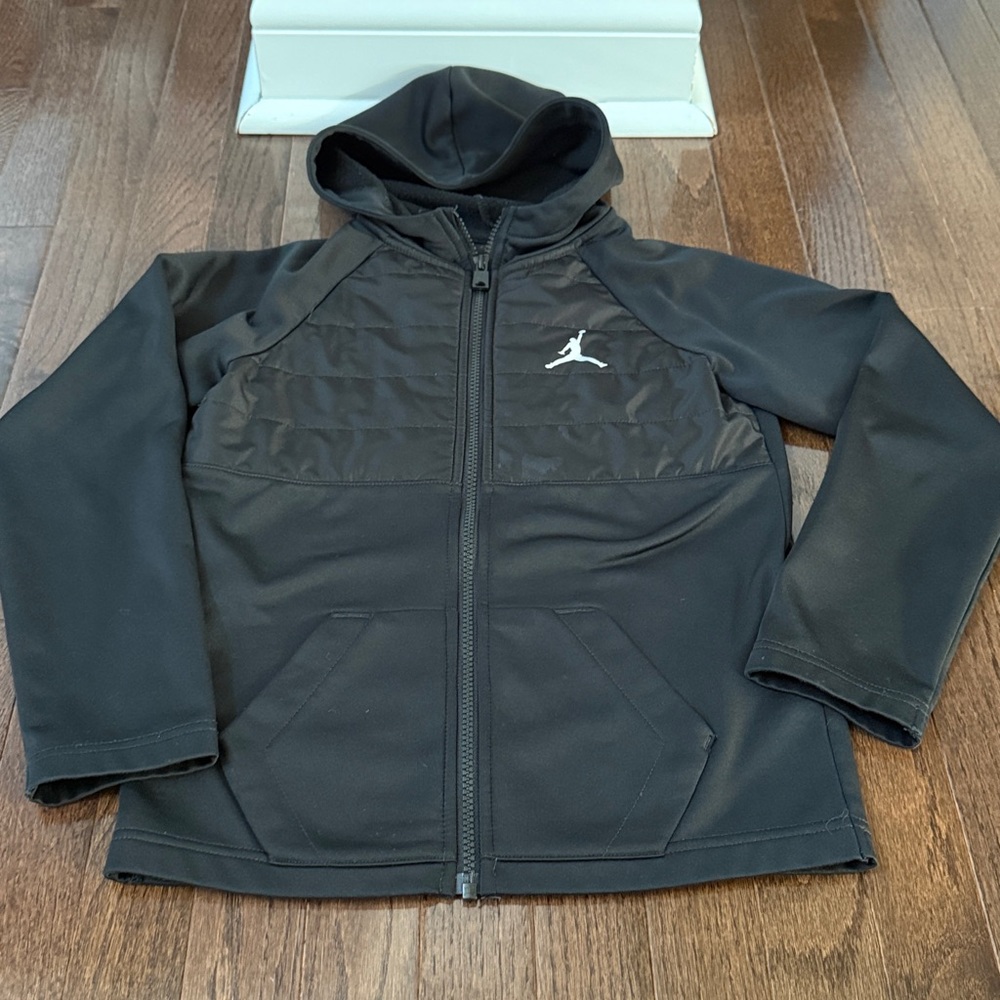 Jordan Air Black Zip-Up Hoodie